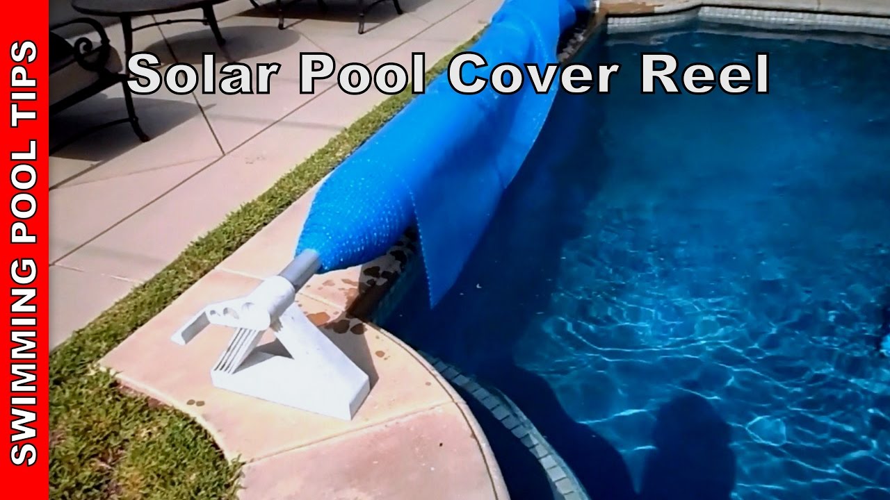 Solar-Poolabdeckung mit Aufroller