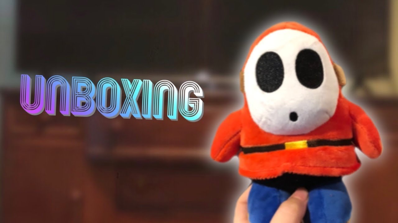 Shy Guy Plush Unboxing!