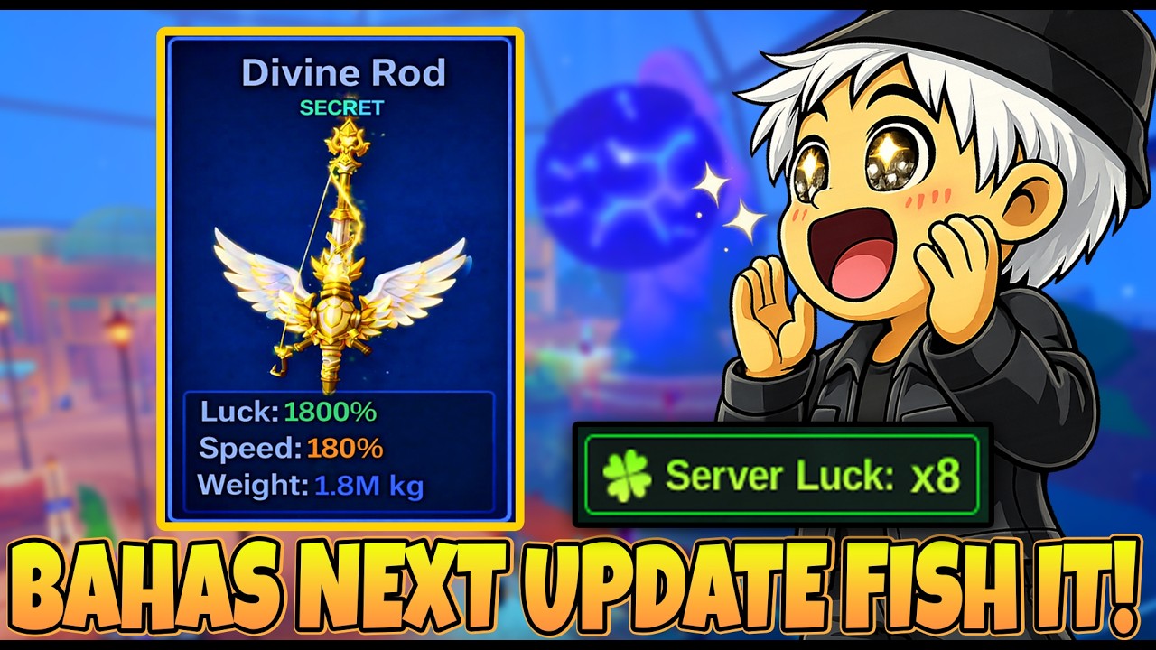 MABAR x8 LUCK SAMBIL BAHAS YANG LAGI VIRAL DIVINE ROD & ENCHANT STONE BARU DI FISH IT?!
