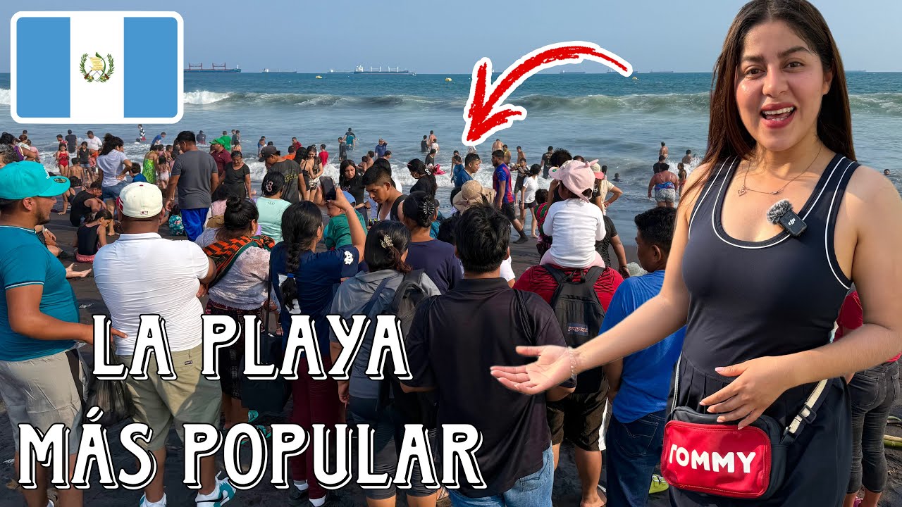MILES DE TURISTAS A REVENTAR EL PUERTO SAN JOS&Eacute; de GUATEMALA 🇬🇹 PLAYA LLENA | CELINAZ