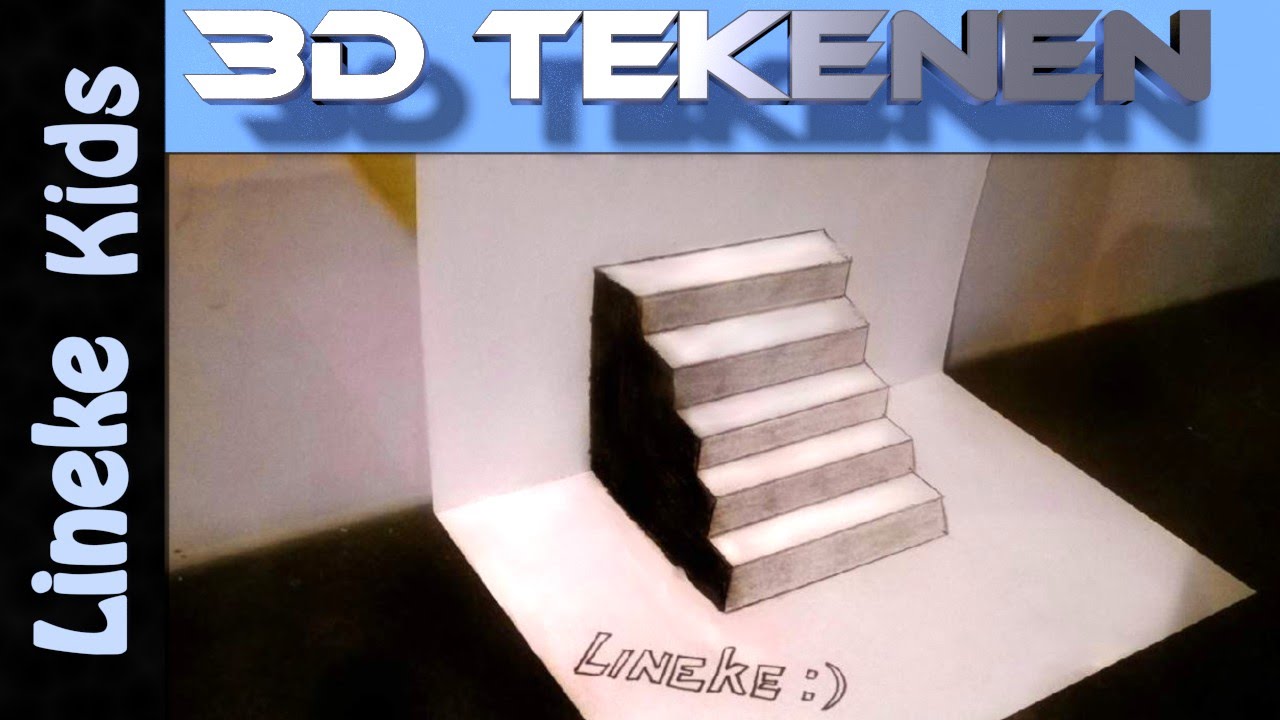 3D TRAP tekenen voor beginners