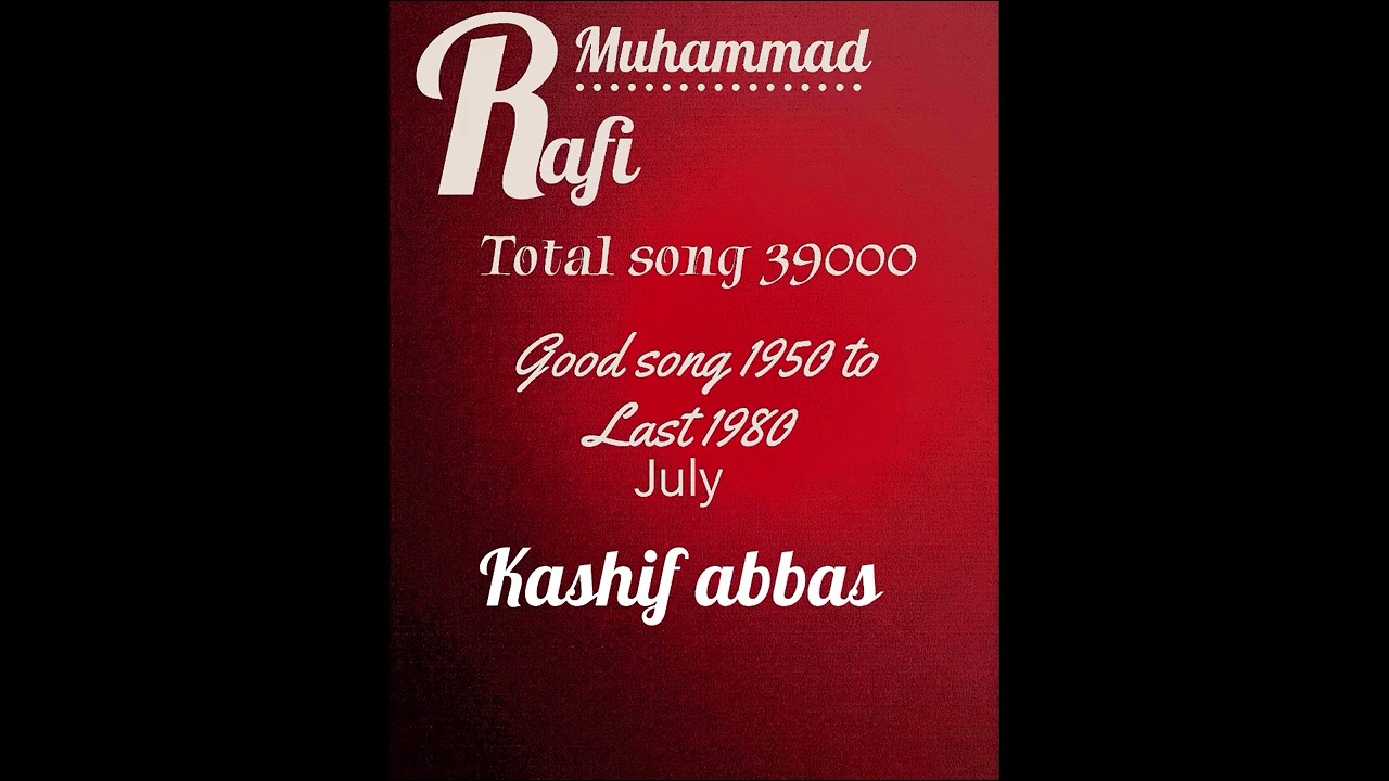 Vah Teer Dil Pe Chala Jo Teri Kaman Hai Mohammad Rafi and Asha Bhosle 