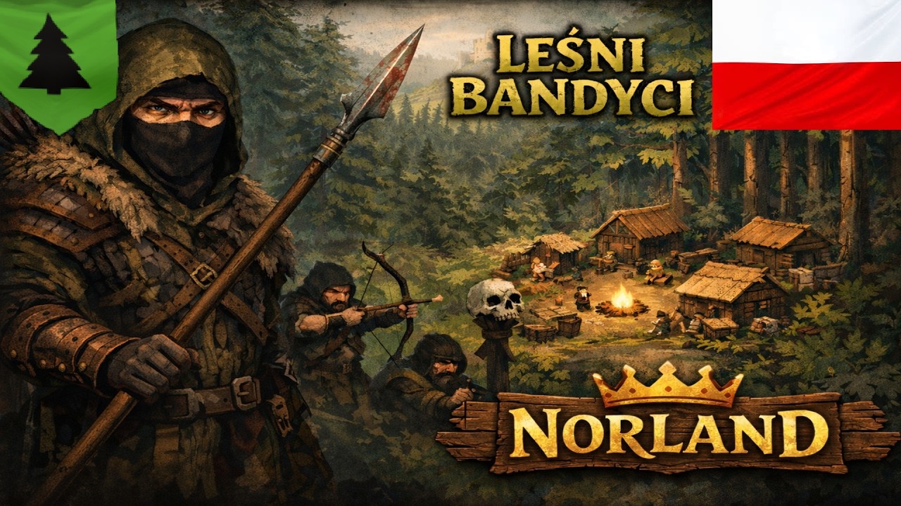 Świetny symulator średniowiecznego królestwa | Leśni Bandyci  - Norland PL - hardkorowy roleplay #1