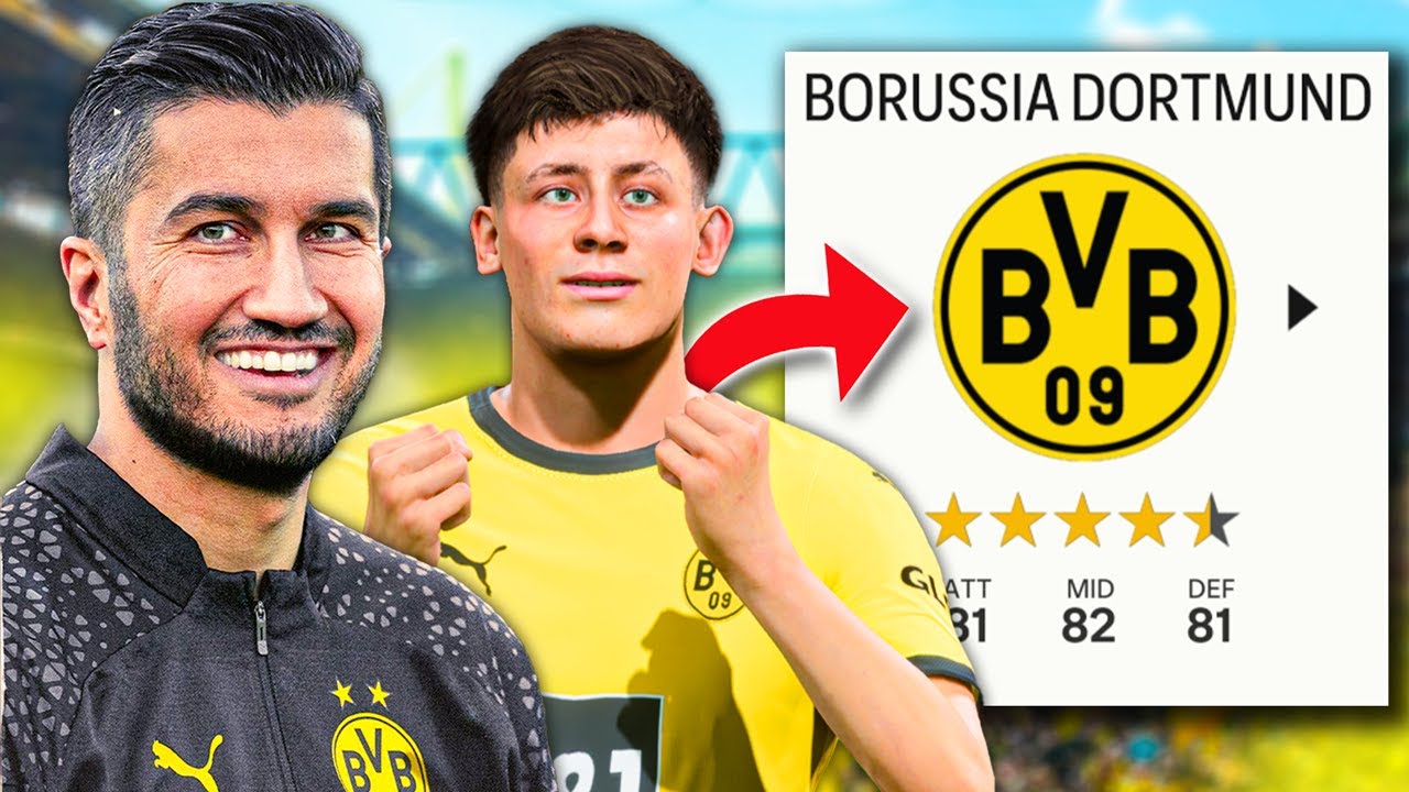 NURI SAHIN Rebuilds BORUSSIA DORTMUND! 😍