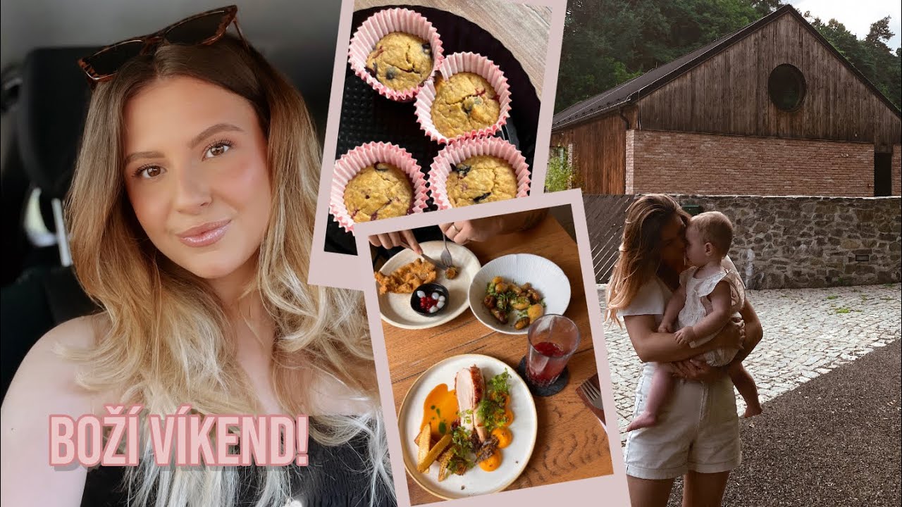 VLOG | Krásná sobota, neděle jen pro nás dva  & recept na baby muffiny🍌