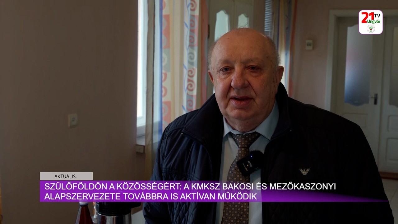 Aktuális (2026.02.16) - Szülőföldön a közösségért: a KMKSZ Bakoson és Mezőkaszonyban  is aktív