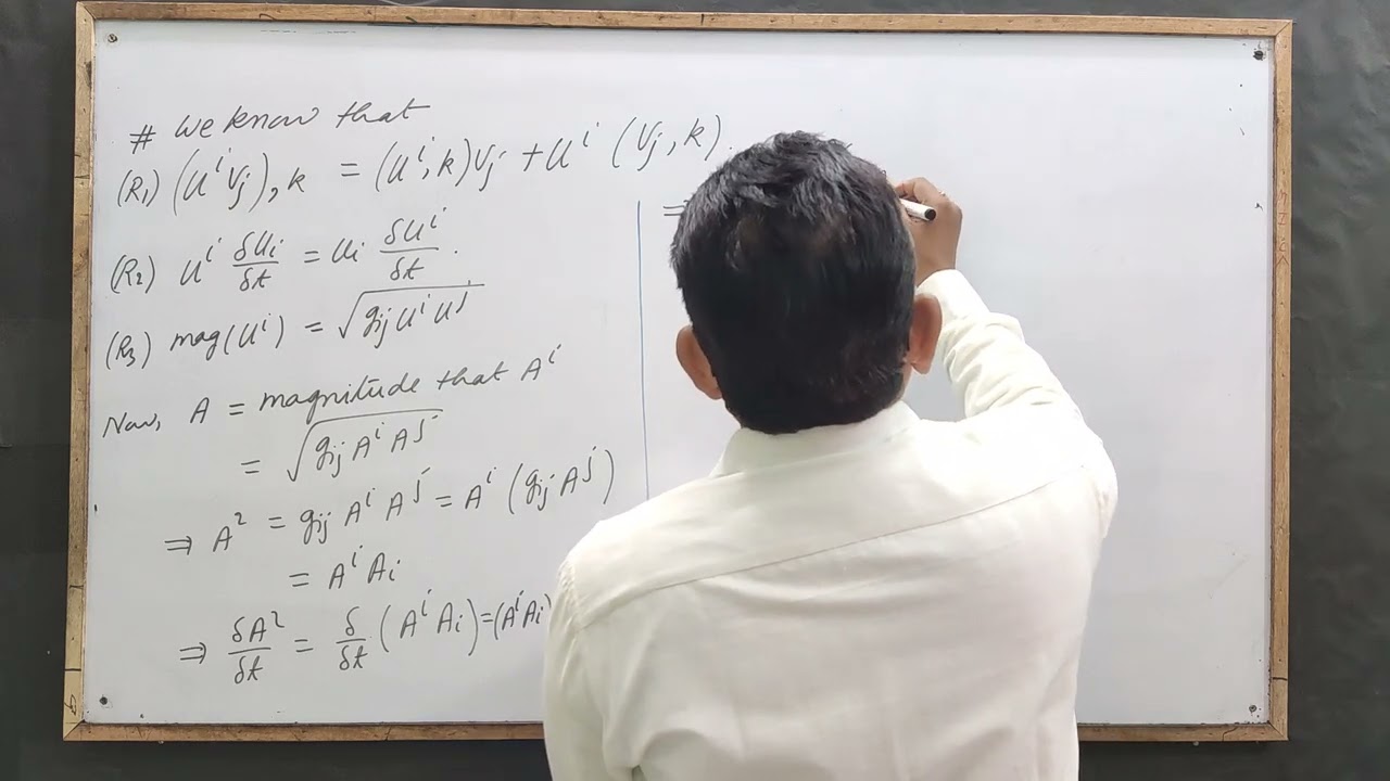 Tensor Calculus 29 [Intrinsic Derivatives -2 ] by Yogendra Bahadur Singh Chauhan