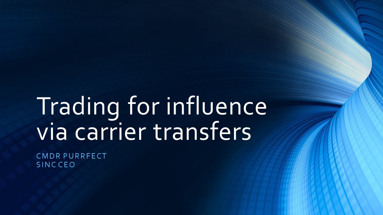 Elite Dangerous | BGS | Trading influence using carrier transfers