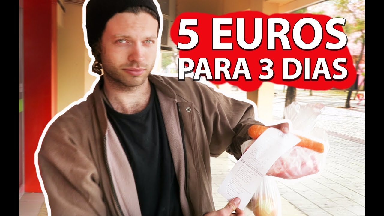 COMI POR 3 DIAS com apenas 5 EUROS! comendo muito bem e barato em Portugal