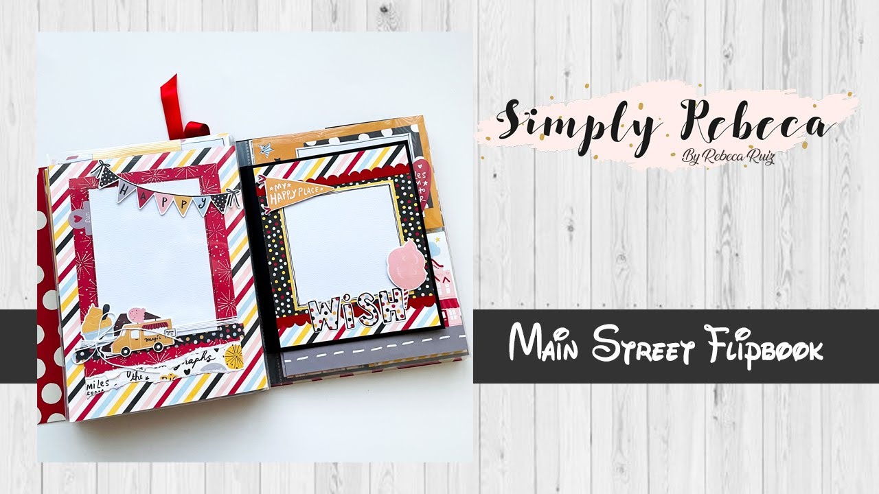 Mini Album Disney Main Street Flipbook | Simple Stories