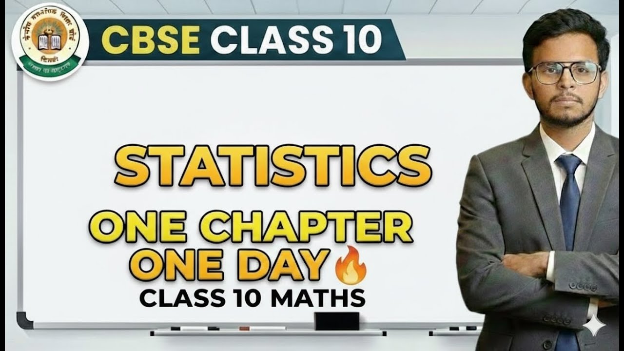 Class 10 Maths : Statistics: The Ultimate Data Heist 📊 | One Shot Revision