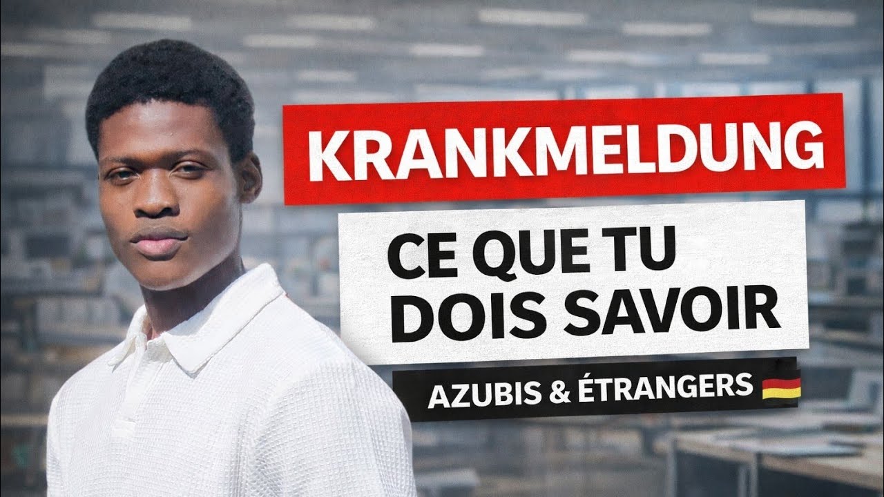 Travailler en ALLEMAGNE 🇩🇪 : Krankmeldung — ce que Etrangers et Azubis doivent vraiment comprendre