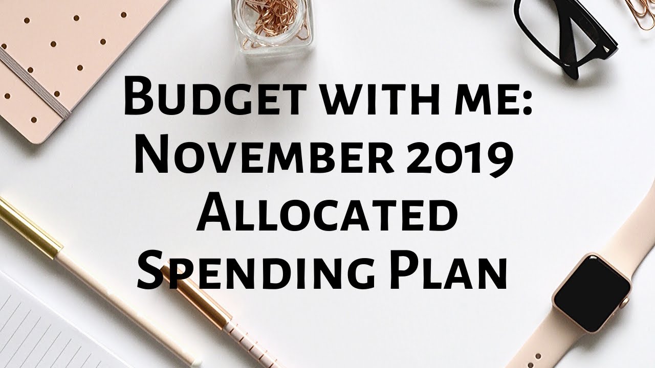 Budget with Me| November 2019-Allocated Spending Plan| Debt-$77,802.13