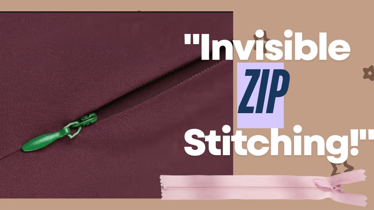 Perfect Invisible Zip Fix | Seamless Finish for Dress ഡ്രസ്സിൽ ഇൻവിസിബിൾ സിപ്പ് എങ്ങനെ ഫിറ്റുചെയ്യാം