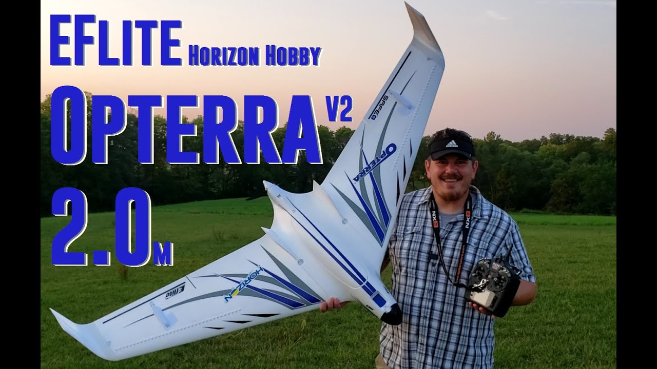 Eflite - Opterra 2.0m - Unbox, Build, Radio Setup, & Maiden Flights