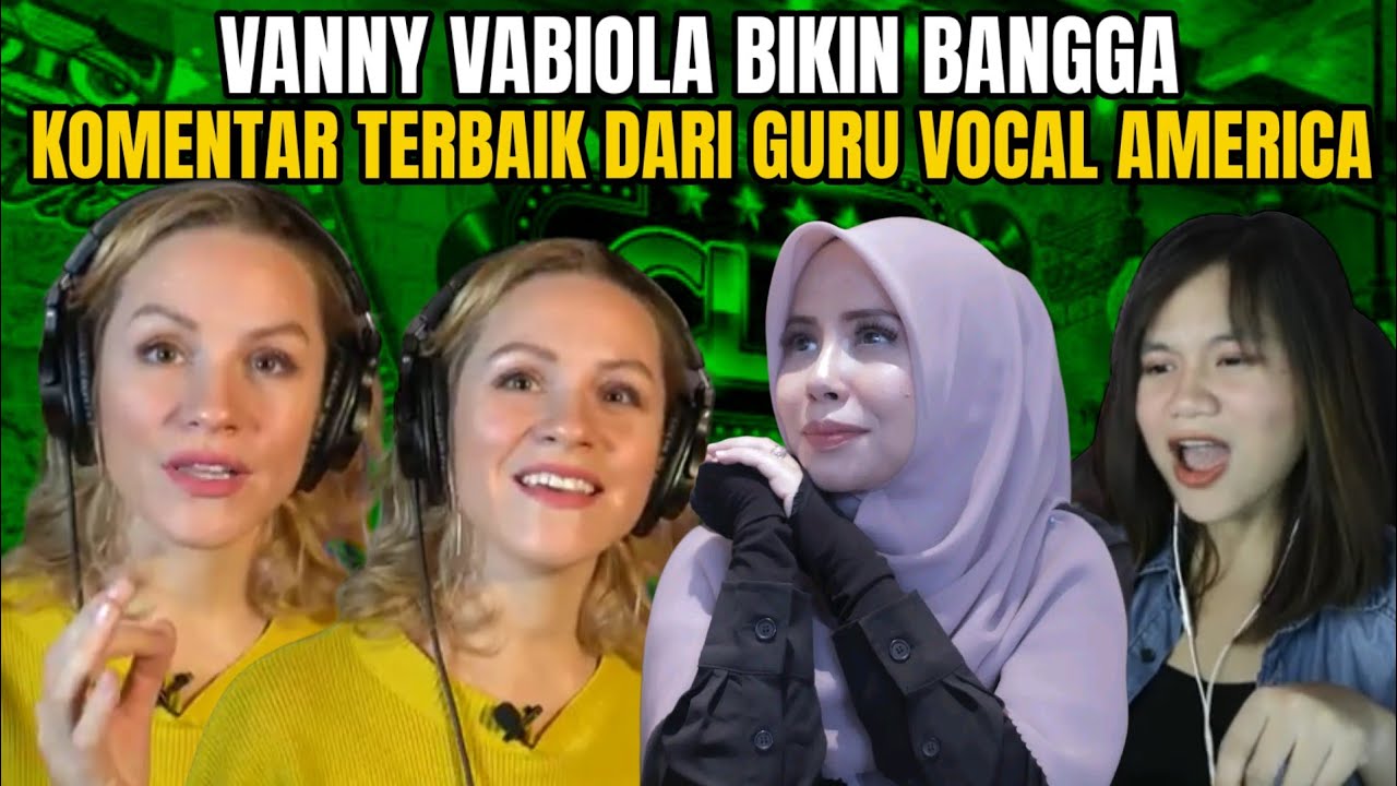 TERCENGANG !! VANNY VABIOLA BUAT GURU VOCAL CANTIK AMERICA TAK BISA BERKATA KATA ! REACTION