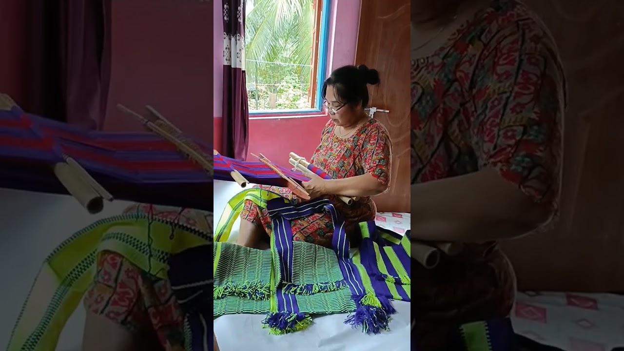 Mom making traditional bag #Andaman#(India) #shorts
