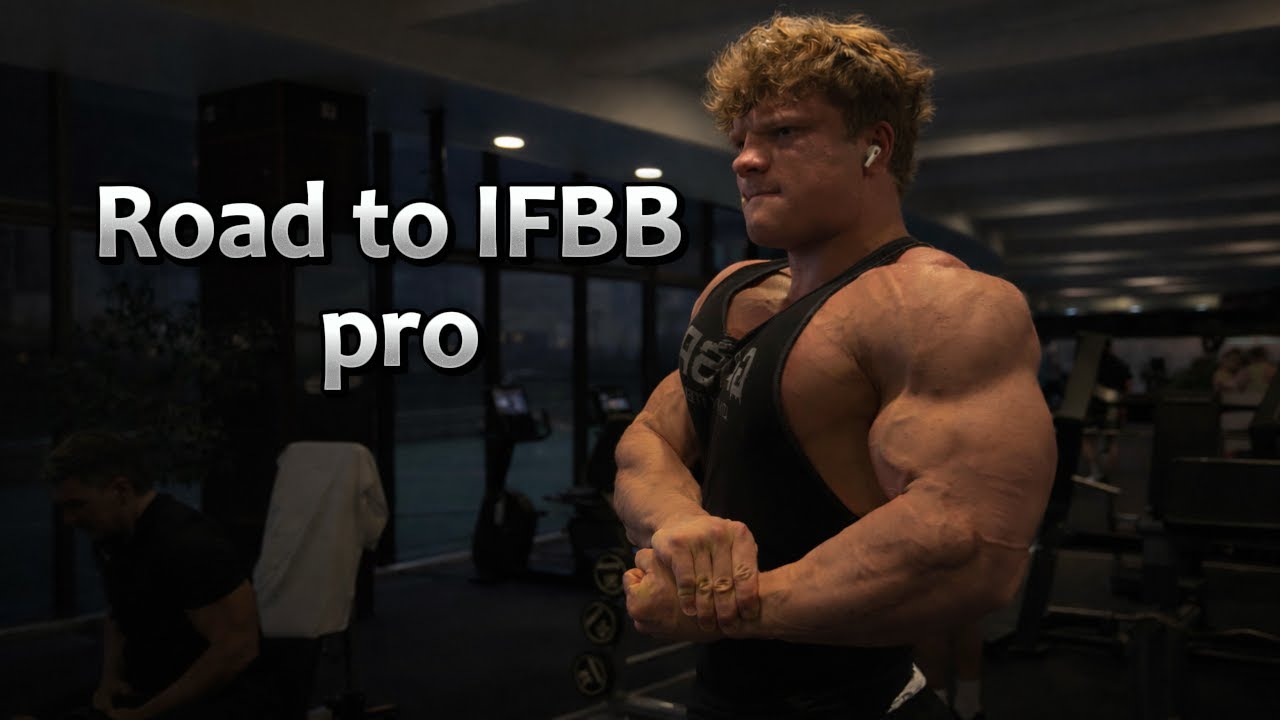 Road to IFBB pro - 20 Years Old! First Video - Push Day