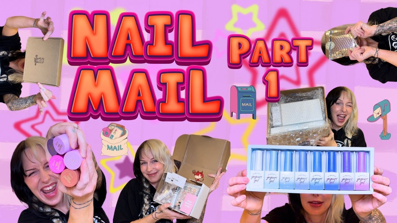 ⭐️🎀⭐︎NAIL MAIL! HUGE Korean Nail Supply Haul/Unboxing!⭐︎🎀⭐️