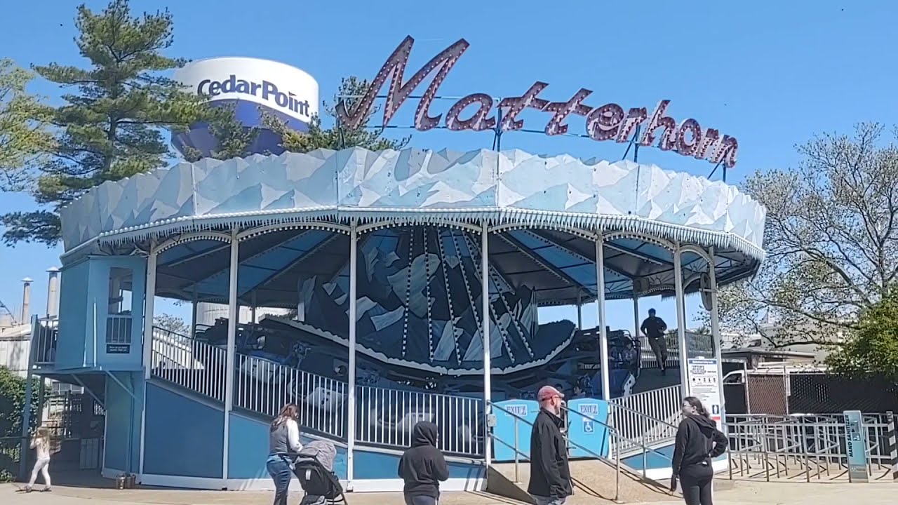 Matterhorn Fair Ride at Cedar Point Amusement park. Sandusky, Ohio.