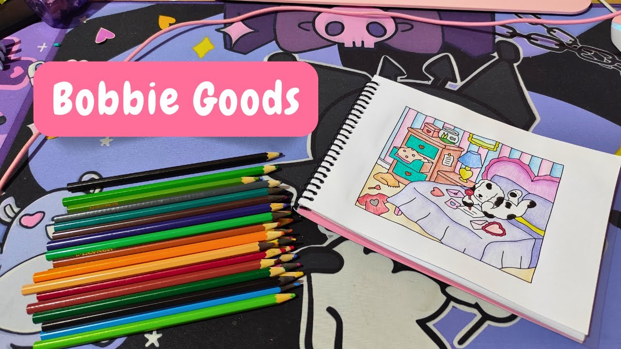 COLORINDO BOBBIE GOODS COM LÁPIS DE COR