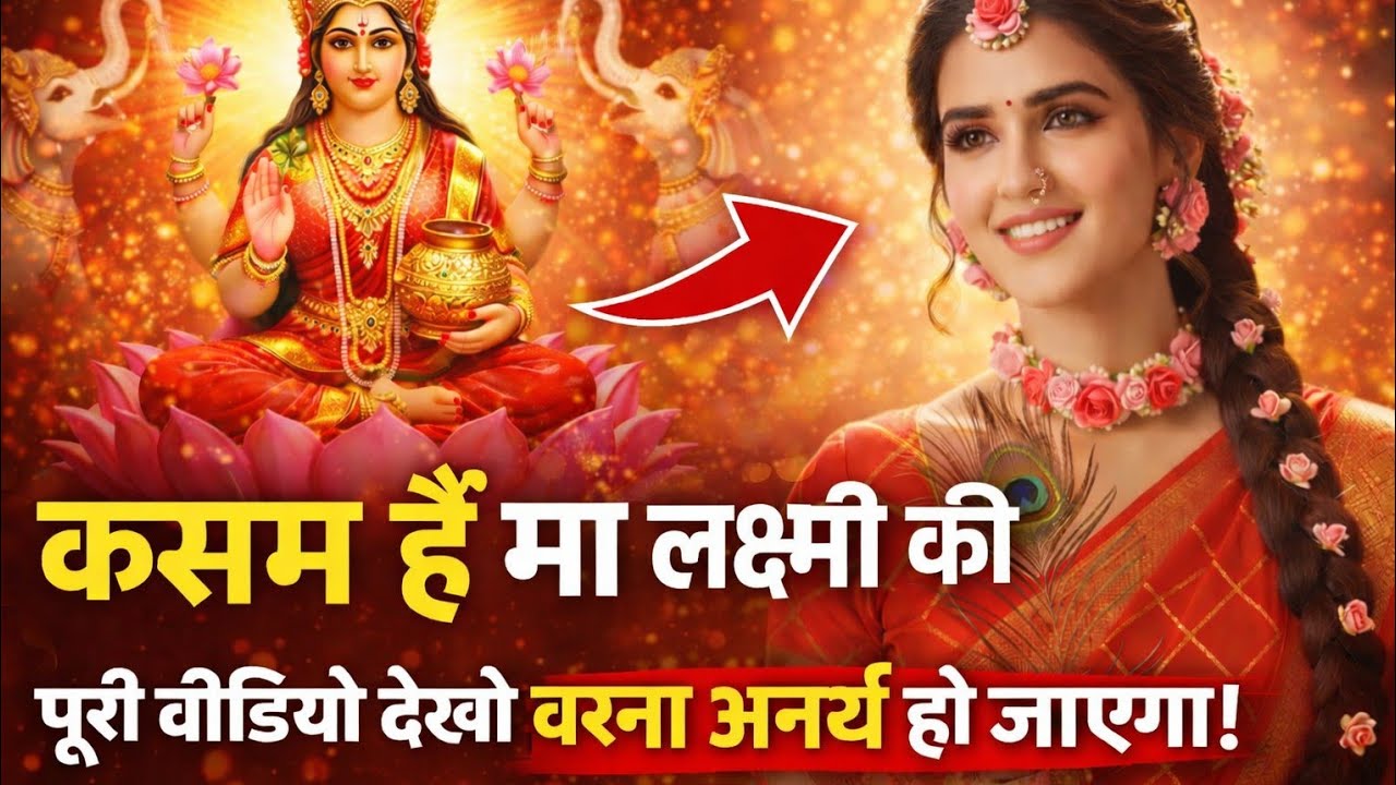 कसम हैं मां लक्ष्मी की पूरी video देखो वरना अनर्थ हो जाएगा...🌺maa Laxmi ka sandesh 🌺
