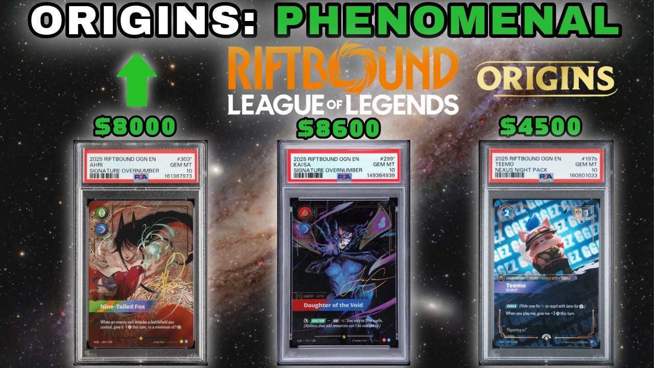 Origins: What A Phenomenal Start To The TCG | RIFTBOUND TCG | Market Watch