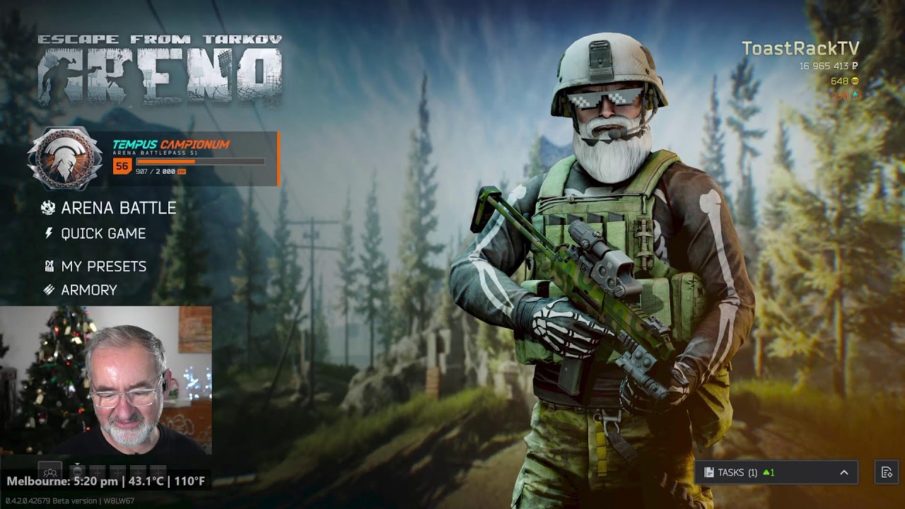 TARKOV ARENA | BEATING THE AUSSIE SUMMER HEAT 43C/110F TODAY