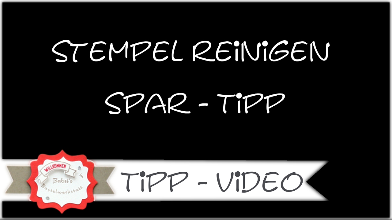 Tipp Video - Stempel reinigen Spartipp - Stempelreinigungskiste selber bauen - Anleitung
