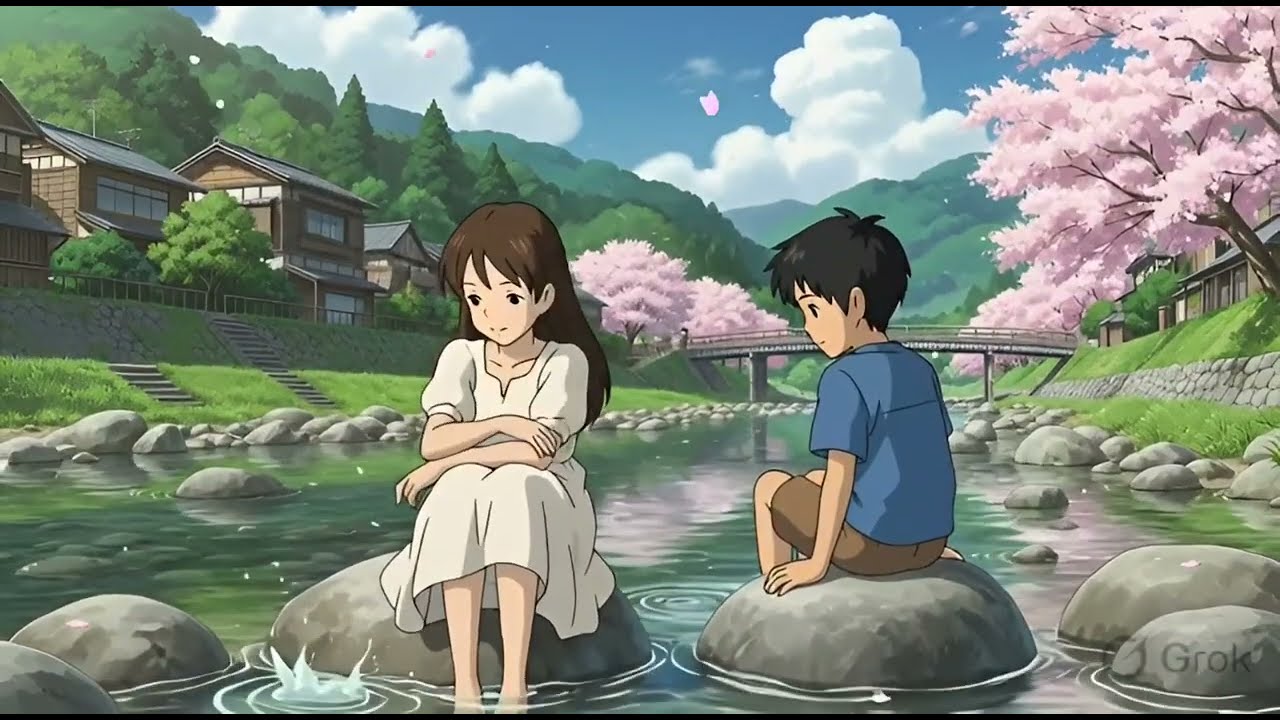 From Dawn to Starry Night:A Peaceful VillageLife Ghibli Inspired Meditation Journey#ghibli#aesthetic