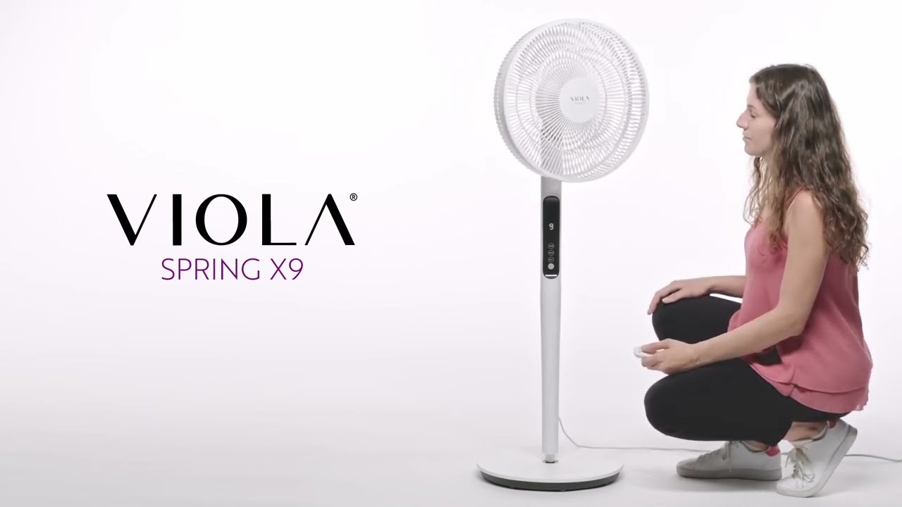 VIOLA Spring X9 Ventilatore a Piantana Silenzioso con Telecomando