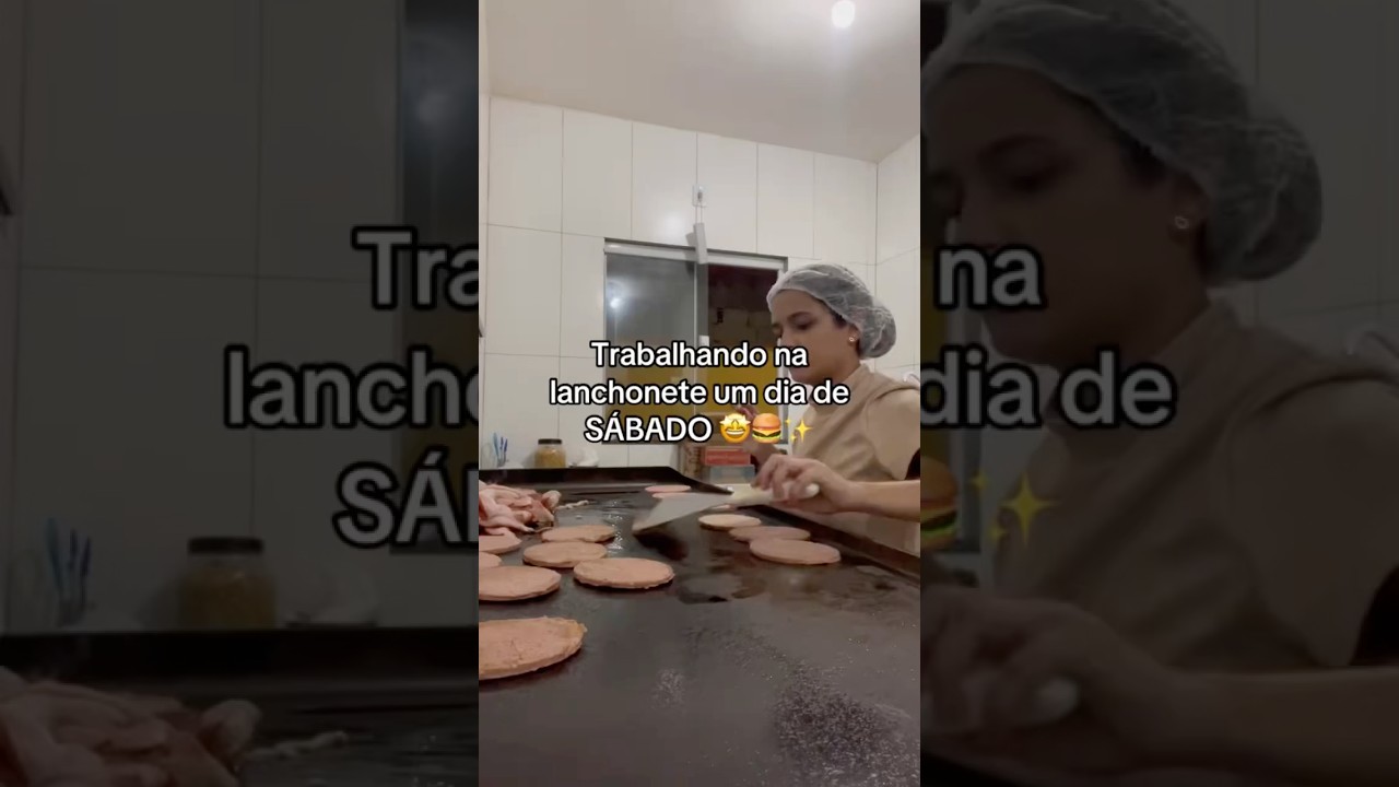 TRABALHANDO S&Aacute;BADO NA LANCHONETE #lanche #lanchonete #lanches #batata #viralshorts