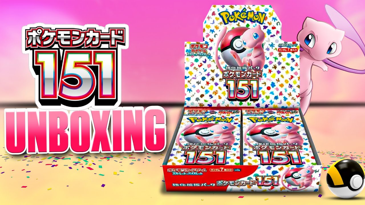 Pokemon 151 Japanese Booster Box opening!