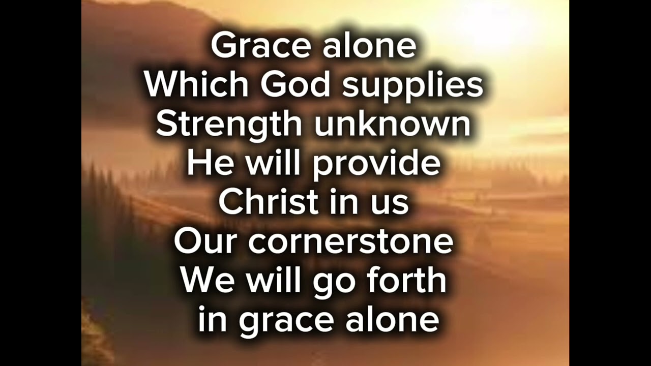 Grace alone Karaoke