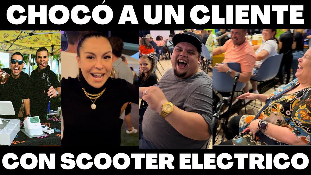 CHOCÓ  A UN CLIENTE CON SCOOTER ELECTRICO | VLOG 361 | Alejandro Gil