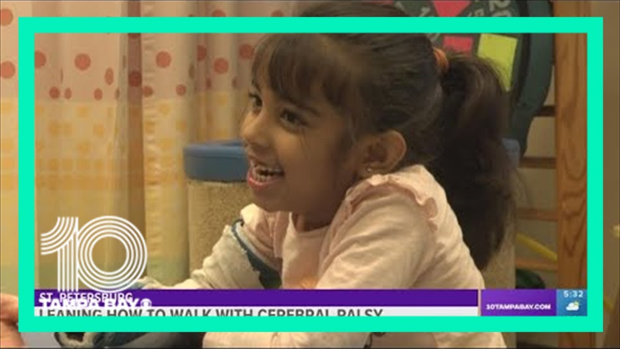 6-year-old with cerebral palsy is now walking on her own