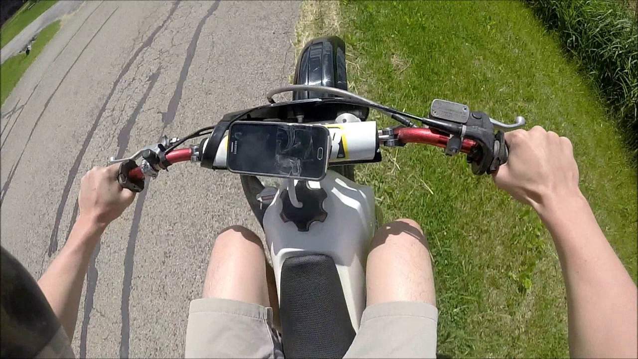 Honda Cr 80 Bigwheel Top Speed Test!!!