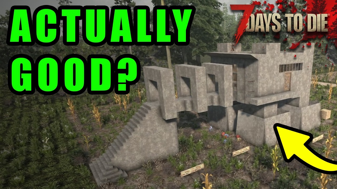 The Perfect ANTI RAGE HIT Base? | 7 Days to Die 2.5