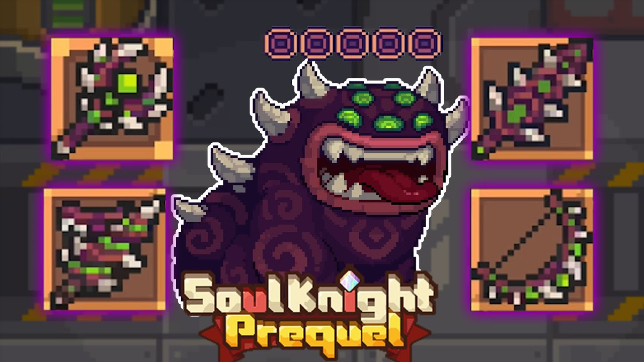 All Boss Weapon of Void Varkolyn Showcase! | Soul Knight Prequel #NgocMui