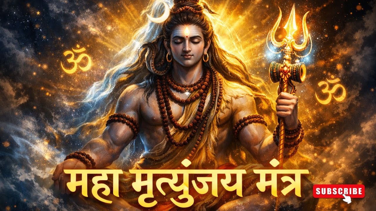 महा मृत्युंजय मंत्र 108 बार\Powerful Healing Mantra\Lord Shiva Mantra for Peace & Protection #shiv