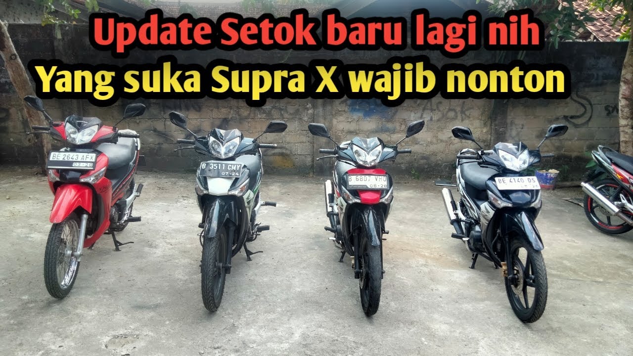 Update Setok motor Supra X 125 Setok baru hari ini‼️yang suka Supra X 125 wajib nonton