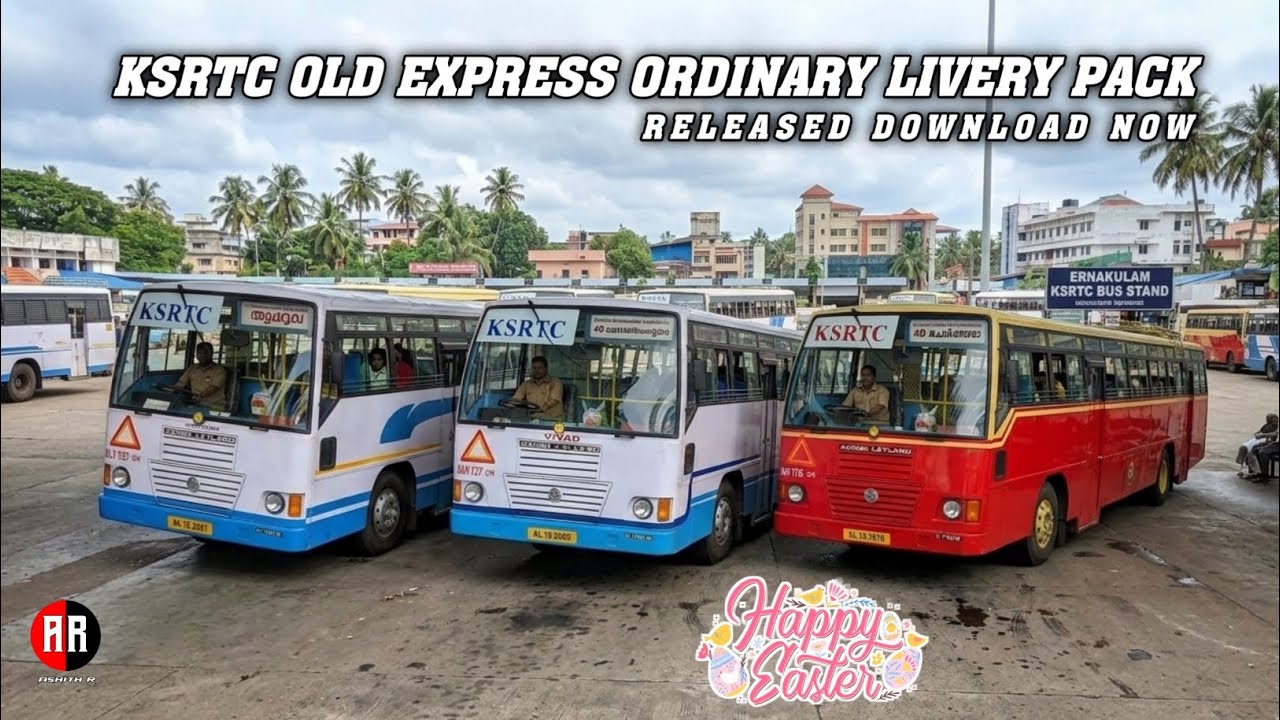BUSSID / BUSSIN New KSRTC Old Express Ordinary Bus Mod Released | Download Now 