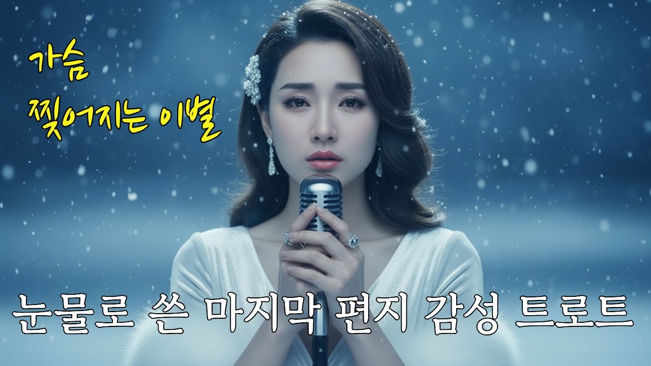 ☃️ 가로등 불빛 아래 홀로 서서 감성 트로트 ｜10곡 메들리