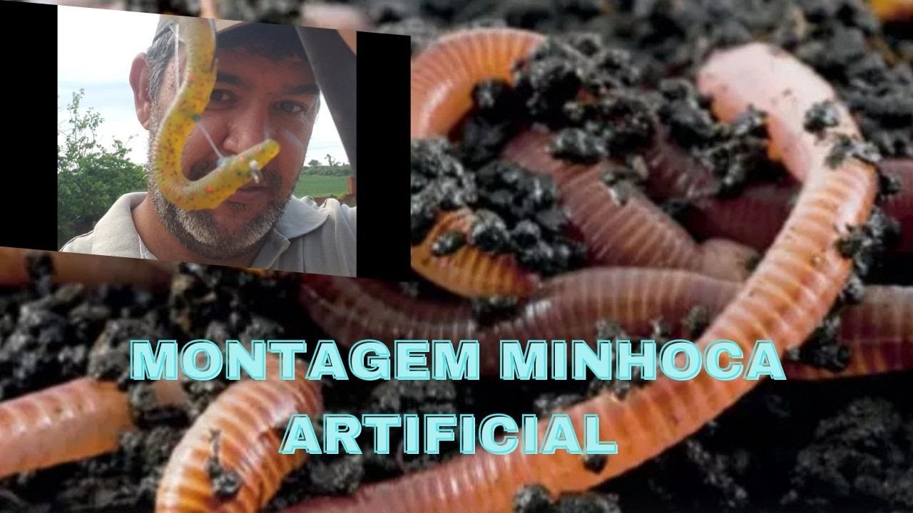 MINHOCA ARTIFICIAL MELHOR MONTAGEM QUE J&Aacute; VI TUCUNAR&Eacute; TRAIRA !! krtrim kenchua artificial earthworm