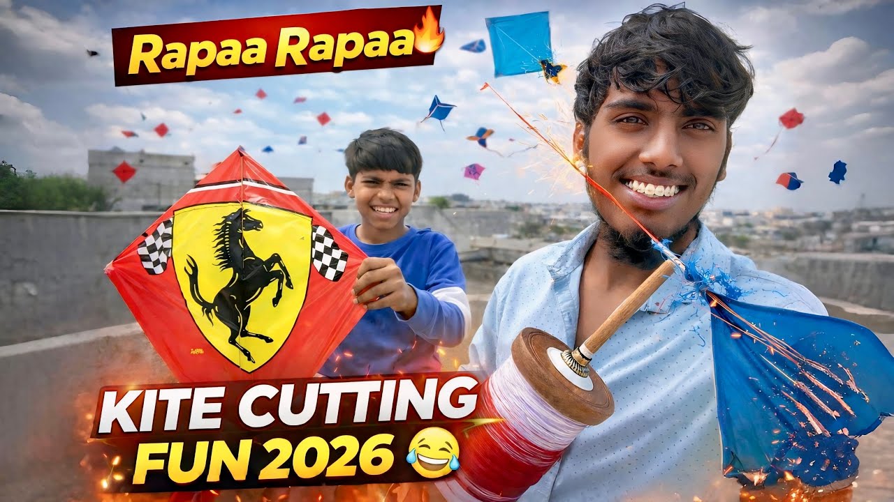 Kite Cutting Fun 2026 😂 | Ultimate Kite Fighting & Rappa Rappa Action #kiteflying #trending #kite 