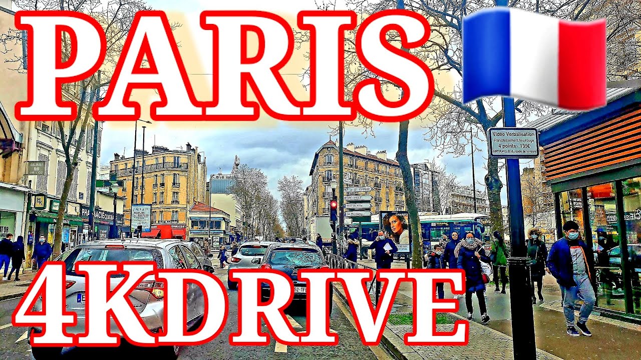 DRIVING IN PARIS | RUE CARDINET | AVE. WAGRAM PARIS 17 | 4K UHD | 2021