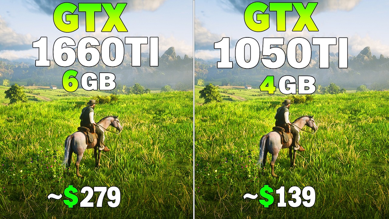 GTX 1660 Tİ Vs GTX 1050 Tİ - Test in 12 Games