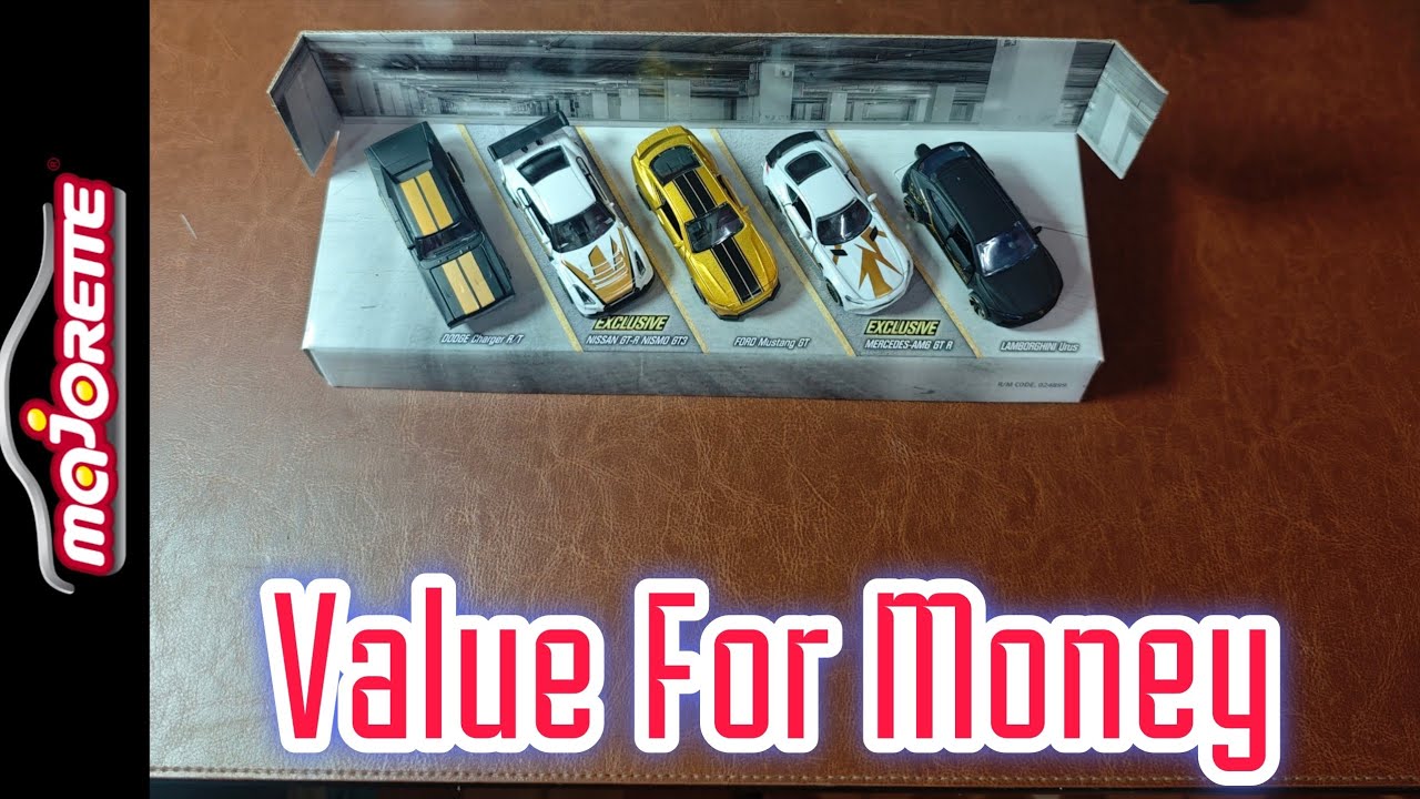 This Is The Best Majorette 5 Pack.2 Exclusive Cars. Moving Parts.Mercedes AMG, Mustang, GTR and More