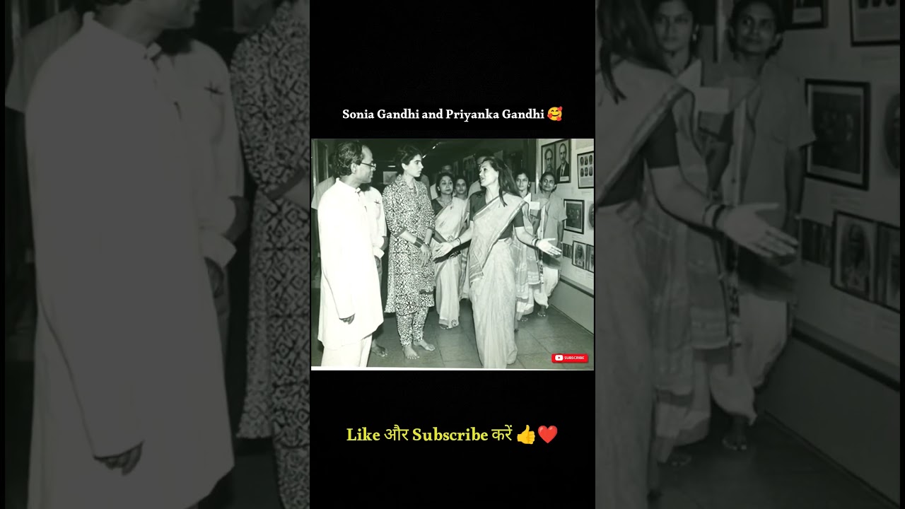 Sonia Gandhi and Priyanka Gandhi