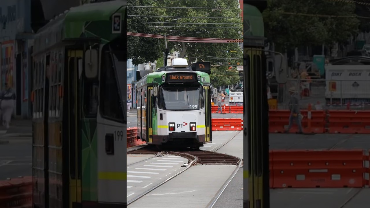 Melbourne's Temporary Tram Crossover